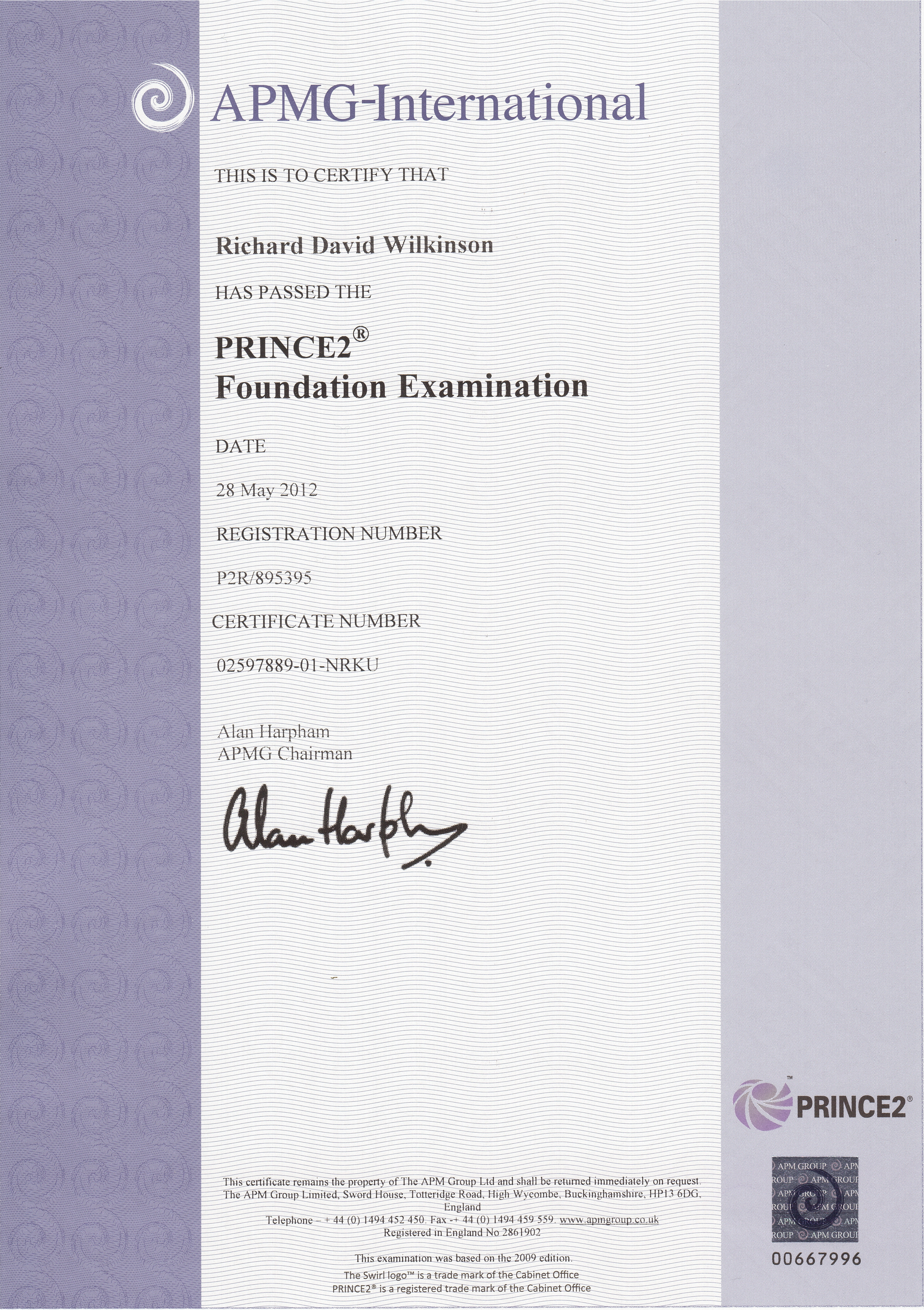 Prince2 Foundation   